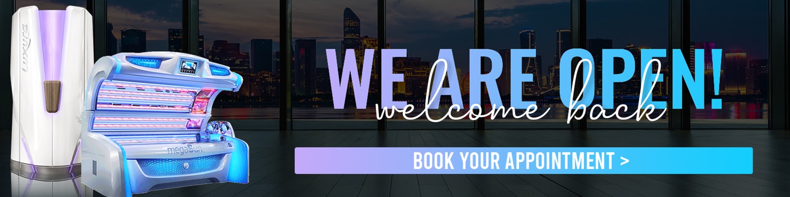 We are open, welcome back - BOOK NOW! We are open, welcome back - BOOK NOW!