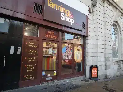 Tanning Shop Leeds Central - Shop Front Tanning Shop Leeds Central - Shop Front