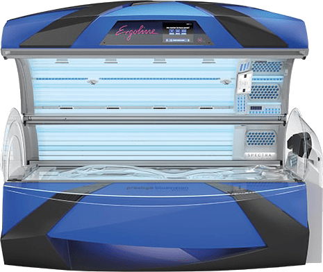 Ergoline Bluevision Spectra Premium Lay-Down Tanning Bed with UV Lamps – Professional Sunbed at The Tanning Shop UK