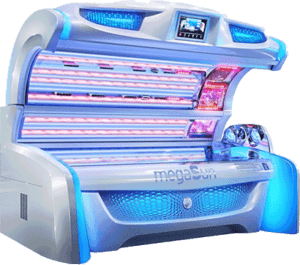 MegaSun 7000 Premium Lay-Down Tanning Bed with UV Lamps – Professional Sunbed at The Tanning Shop UK