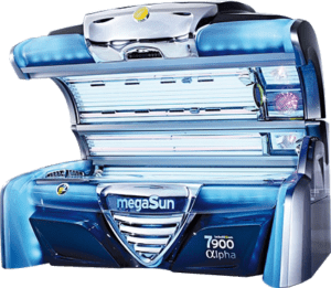 MegaSun 7900 Premium Lay-Down Tanning Bed with UV Lamps – Professional Sunbed at The Tanning Shop UK