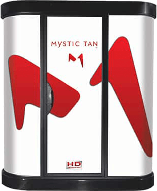 Mystic Tan HD spray tan booth – professional spray tanning available at The Tanning Shop UK