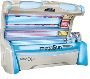 MegaSun 6800 Premium Lay-Down Tanning Bed with UV Lamps – Professional Sunbed at The Tanning Shop UK