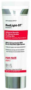 Red light therapy facial treatment product packaging